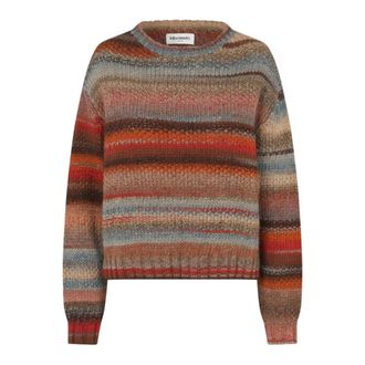 Lollys Laundry Dames, Truien, Bruin, Maat: 2XL Wol