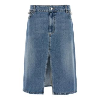 Stella McCartney Denim Skirts, female, Blue, S, Falabella Skirt