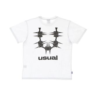 Usual T-Shirts, male, White, Size: XL Og Tee
