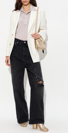 Maison Margiela Polo, Womens, Purple