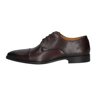 Stefano Lauran Art-4002 Zakelijke schoenen - Heren - Schoenen - Bruin - Maat: 39 EU Leer
