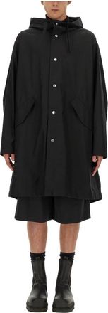 Jil Sander W Parka 01 PNT - Heren - Parka Jassen - Zwart - XL - Jassen