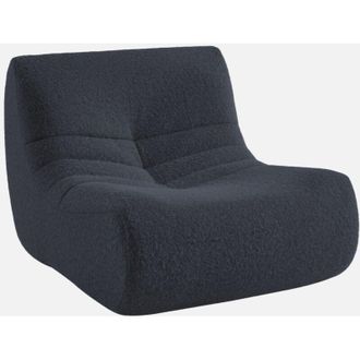 Sweeek Sweeek - Poltrona senza braccioli tessuto effetto alpaca,1 posto