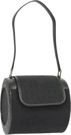 Bulgari Pre-owned Vintage Hand Bag - Dames - Vintage Handtas - Zwart - ONE Size - Vintage