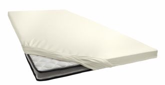 Primera Spannbettlaken »Elasthan-Feinjersey Topper« Aus 95% gekämmter Baumwolle und 5% Elastan