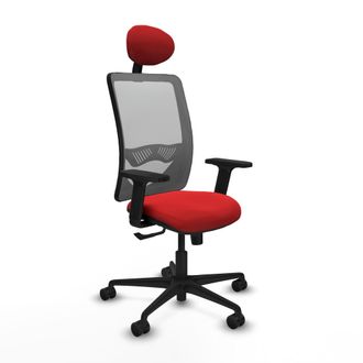 Piqueras y Crespo Silla Ergon&oacute;mica Piqueras Y Crespo Zulema Gris Simil Cuero