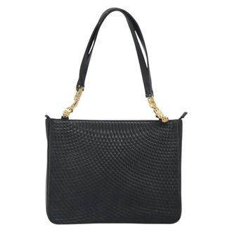 Bally Vintage Tote Bag Quilted Leather Leather Tote Bag Bag (Pre-Owned)