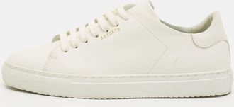 Axel Arigato Size 38 White Leather Lace Up Sneakers