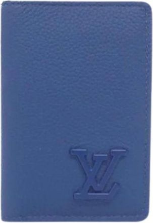 Louis Vuitton Pre-owned Wallets, male, Blue, Size: ONE SIZE Pre-owned Card Case