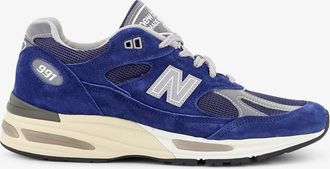 New Balance Sneakers 991 in suede con logo laterale - NEW BALANCE - gender_Man