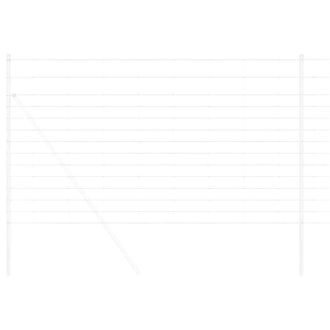 Berkfield Home Modern Field Fence 1.4x25 m Galvanised Steel in Silver