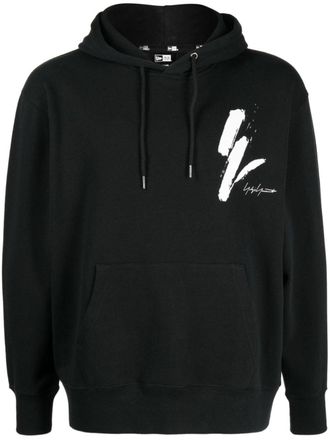 Yohji Yamamoto Felpa con stampa x New Era - Nero