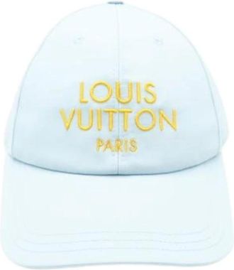 Louis Vuitton Pre-owned Accessories, unisex, Blue, Size: ONE SIZE Pre-owned Vintage Cotton Hat