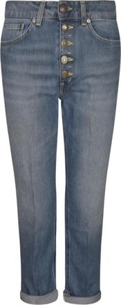 Dondup Stijlvolle Broeken voor Mannen - Dames - Slim Fit Jeans - Blauw - W28 - Jeans
