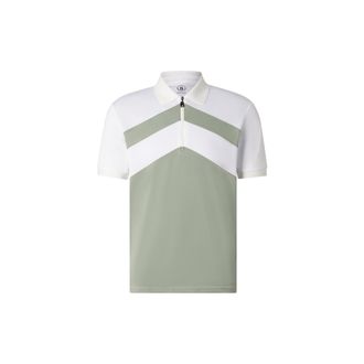 Bogner Cuno functional short-sleeved top for men - Eucalyptus/white - XXL
