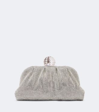 Aquazzura Tequila crystal-embellished clutch