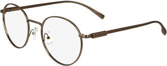 Ferragamo Demo Round Unisex Eyeglasses SF2229 730 50