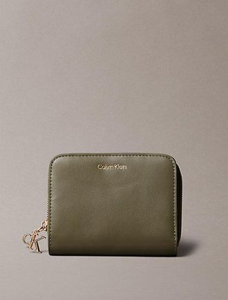 Calvin Klein Cartera De Piel Con Protecci&oacute;n Rfid Y Broche Con Monograma