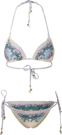 Zimmermann Badmode, Dames, Veelkleurig, S, Indra Crochet Bikini