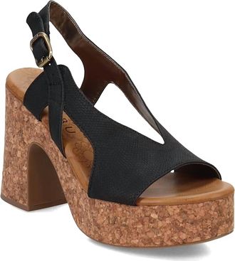 Blowfish Womens Partea Platform Sandal In Black Prospector