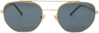 Louis Vuitton Pre-owned LV Illusion Metal Zonnebrillen - Dames - Vintage Accessoires - Blauw - ONE Size - Vintage
