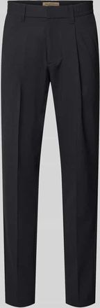 Marc O'Polo Tapered Fit Weite Hose MOROT JOGGER - Marc OPolo &times; DFB Travel Collection in Dunkelblau, Gr&ouml;&szlig;e 32/32