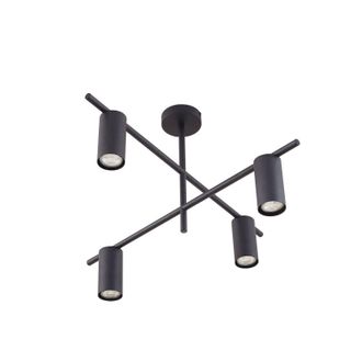 Lindby Lindby L&aacute;mpara De Techo marilou En Negro Metal