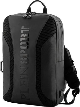 Plein Sport Superheld Zwart Rugzak met Smartphone Houder - Dames - Outdooraccessoires - Zwart - ONE Size - Fitness