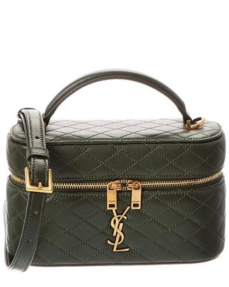 Saint Laurent Gaby Quilted Leather Vanity Bag