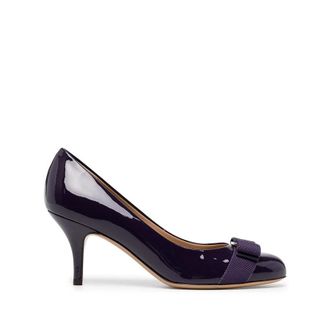 Ferragamo Ladies Purple Heels, US Size 4.5