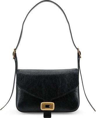 Balenciaga Clicca Shoulder Bag Medium - Dames - Schoudertassen - Zwart - ONE Size - Leer - Tassen