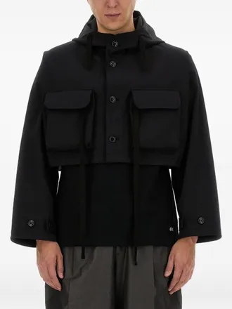 A&iuml;e Jack met capuchon - Zwart