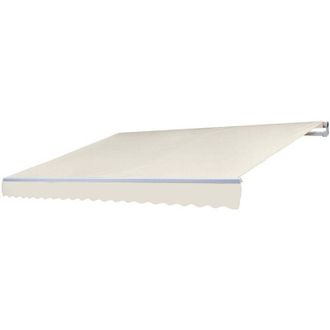 Hhg Funda De Recambio Para Toldo T791, Toldo De Brazos Articulados Funda De Recambio Protecci&oacute;n Solar, 4,5x3m, Acr&iacute;lico Crema