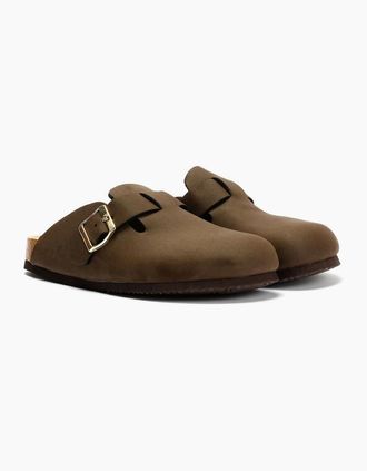 Original Penguin Womens Penguin Poppy Womens Brown Mules - Size: 7