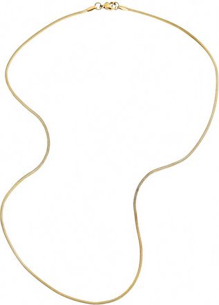 Ellie Vail Womens Desi Herringbone Chain Necklace In Gold