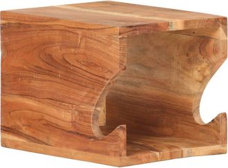 vidaXL Soporte Para Bicicletas De Pared Madera De Acacia 35x25x25 Cm Vidaxl