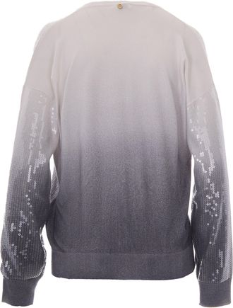 Liu Jo Womens Cardigan Grey Shaded Viscose Cardigans Sweater