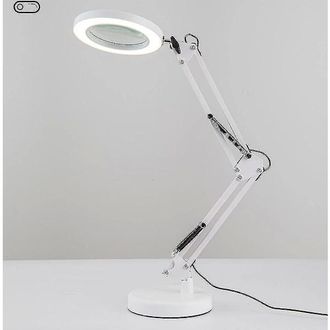 OEM Lente DIngrandimento Con Luce, 3 Modalit&agrave; Di Colore, 10 Livelli Di Luminosit&agrave; Regolabili, Lampada Da Scrivania Con Lente DIngrandimento