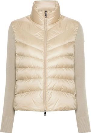 Moncler Padded Wool Cardigan Clothing
