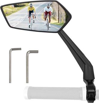 OEM Espejo Retrovisor Para Bicicleta - Hd Grande - Universal - Izquierdo - 1 Unidad