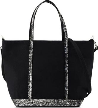 Vanessa Bruno Borsa tote Cabas piccola con paillettes - Nero