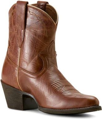 Ariat Maggie J Toe Short Western Boot in Aged Sienna at Nordstrom, Size 9.5