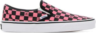 Valentino Garavani Pink Checks Slip-On Sneakers