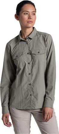 Craghoppers Dames Loukkos Nosilife Lange Mouw Shirt (Vert)