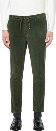 Mason's Milano Jogger - Heren - Chinos - Groen - XS - Katoen - Broeken