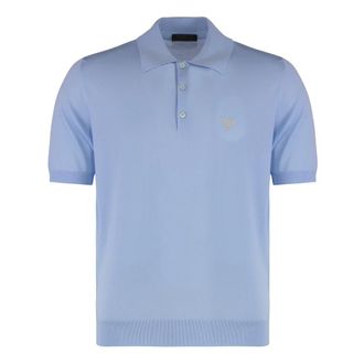 Prada Hombre, Camisetas, Azul, Talla: S