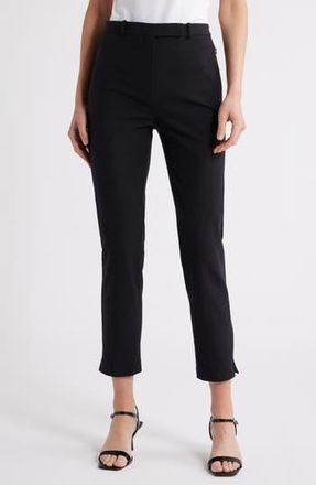 Theory Bistretch High Waist Taper Pants in Black at Nordstrom Rack, Size 4