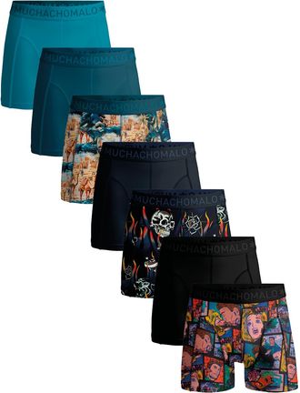 Muchachomalo Heren Boxershorts - 7-Pack - Mannen Onderbroeken