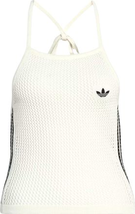 adidas (WMNS) adidas Crochet Top Asia Sizing White KC6485