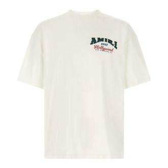Amiri Tops, Heren, Wit, 2Xl, Katoen, Hollywood Oversized Tee